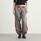 Gimaguas Women's Emmanuelle Trousers in Grey/Red