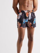 Paul Smith - Short-Length Printed Recycled Swim Shorts - Black
