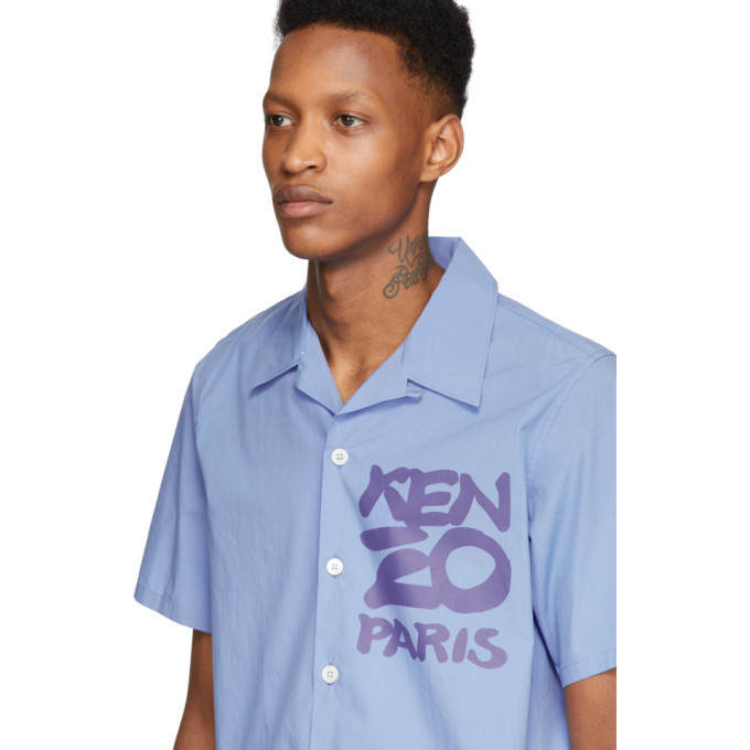 KENZO PARIS ボタンダウンシャツ ライトブルー KENZO PARIS ボタンダウンシャツ ライトブルー KENZO PARIS ボタン
