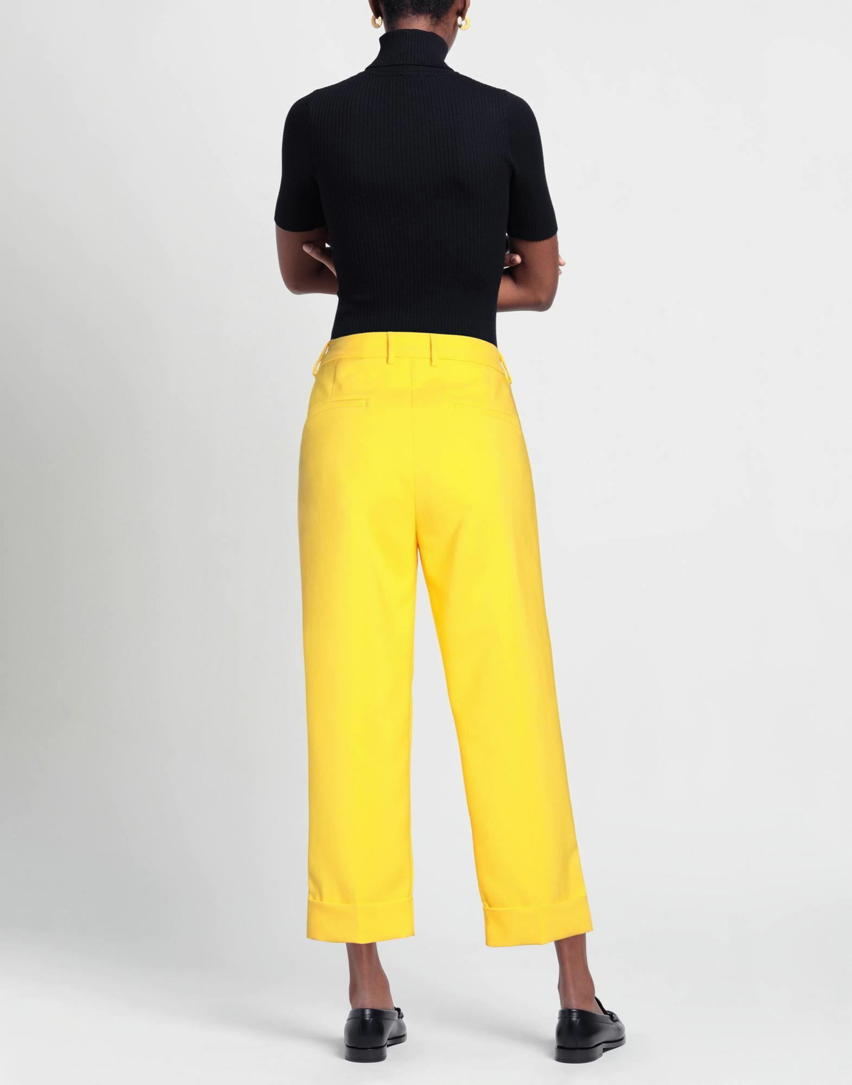 Plan C Womens Pants in Yellow
