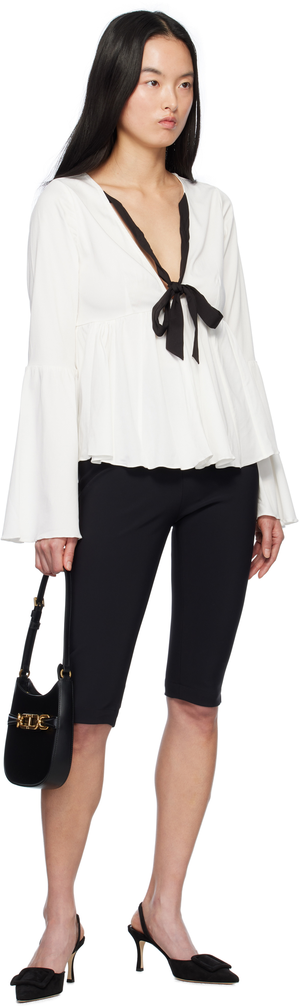 Kika Vargas White Naomi Blouse