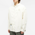 Men's AAPE Now Cord Loose Fit Shirt in Ivory