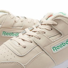 Reebok Men's Workout Plus Vintage Sneakers in Modern Beige/Glen Green/White