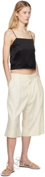 WARDROBE.NYC Off-White Low Rise Shorts