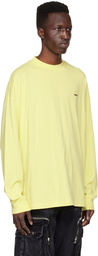 We11done Yellow Cotton Long Sleeve T-Shirt