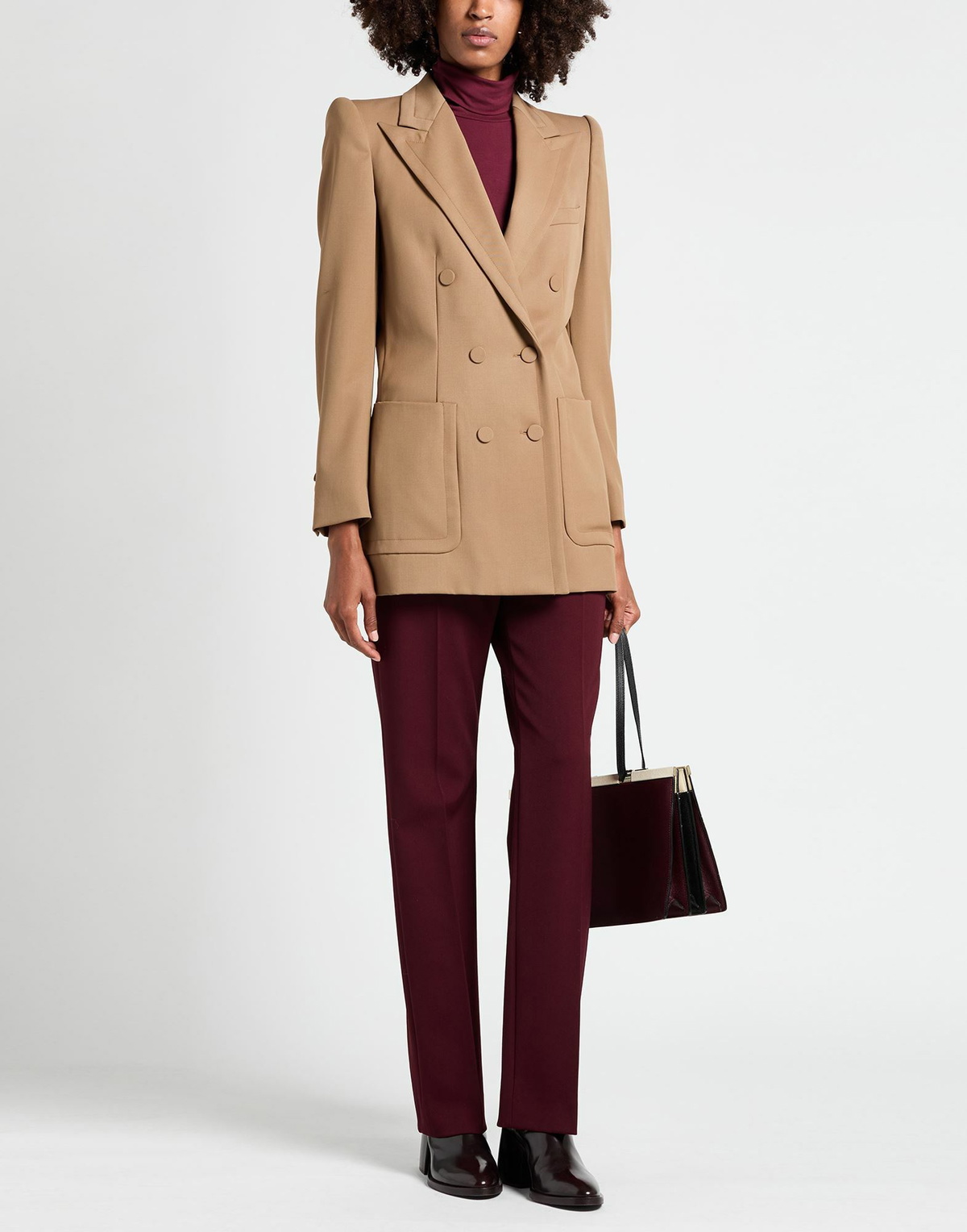 Dries Van Noten Womens Blazer Camel