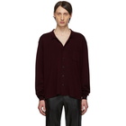 Maison Margiela Burgundy Gauge 18/Interlock Shirt