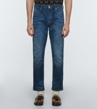 Gucci - Mid-rise tapered jeans
