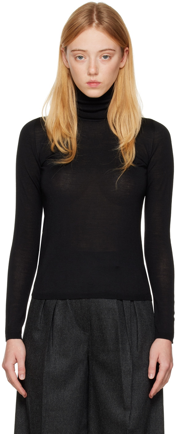 Max Mara Black Saluto Turtleneck Max Mara