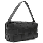 ST. Agni Women's Woven Envelope Slim Tote in Black 