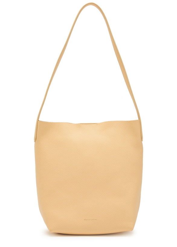 Photo: Mansur Gavriel Everyday Cabas Grained Leather Shoulder bag - Yellow - One Size
