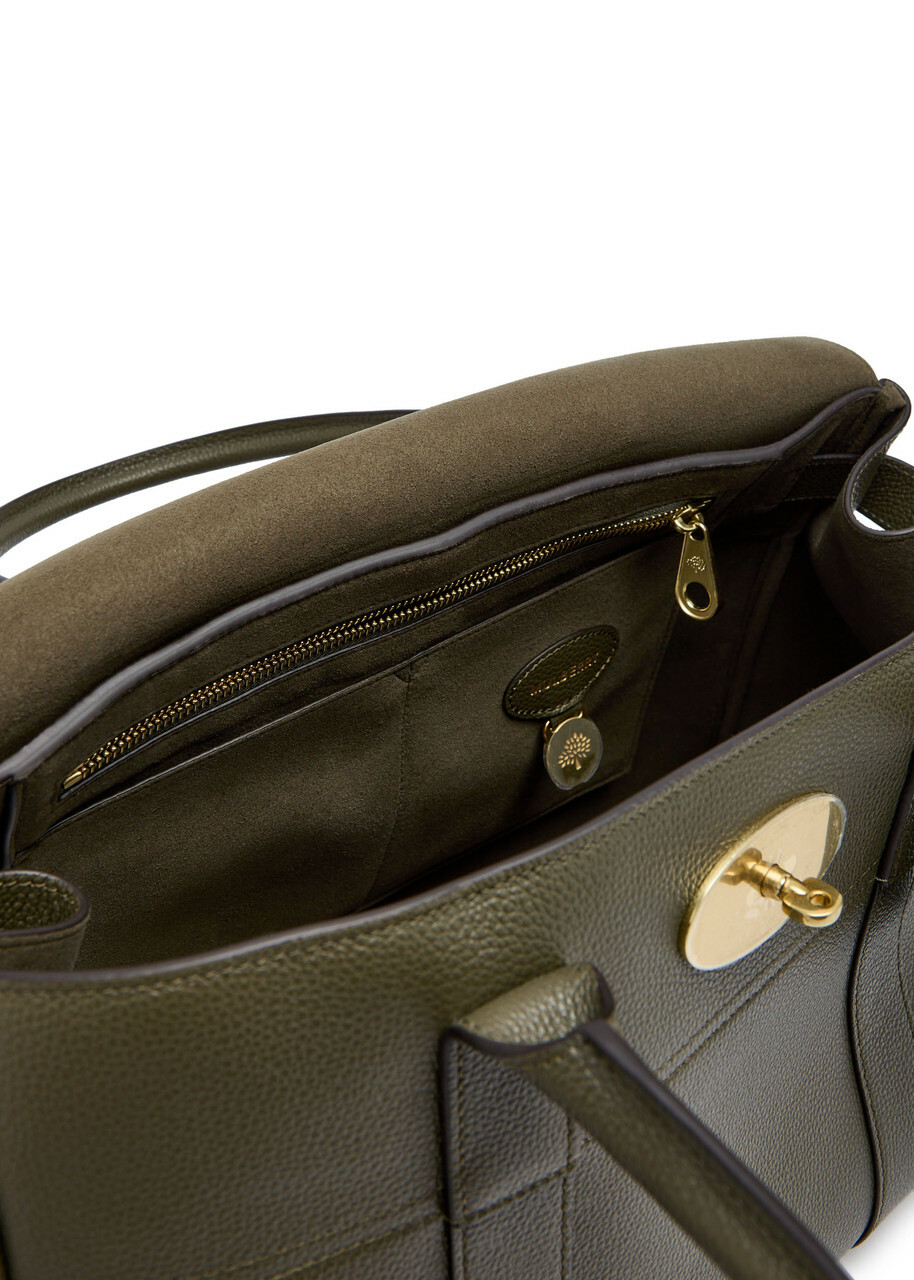 Mulberry Bayswater Small Grained Leather Shoulder bag - Green - One Size