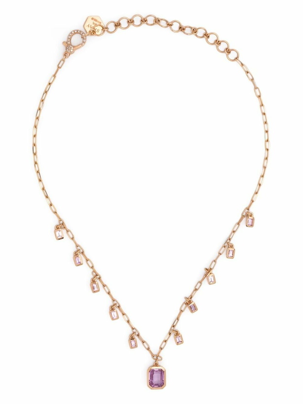 Photo: SHAY 18K Rose Gold Pink Sapphire Choker