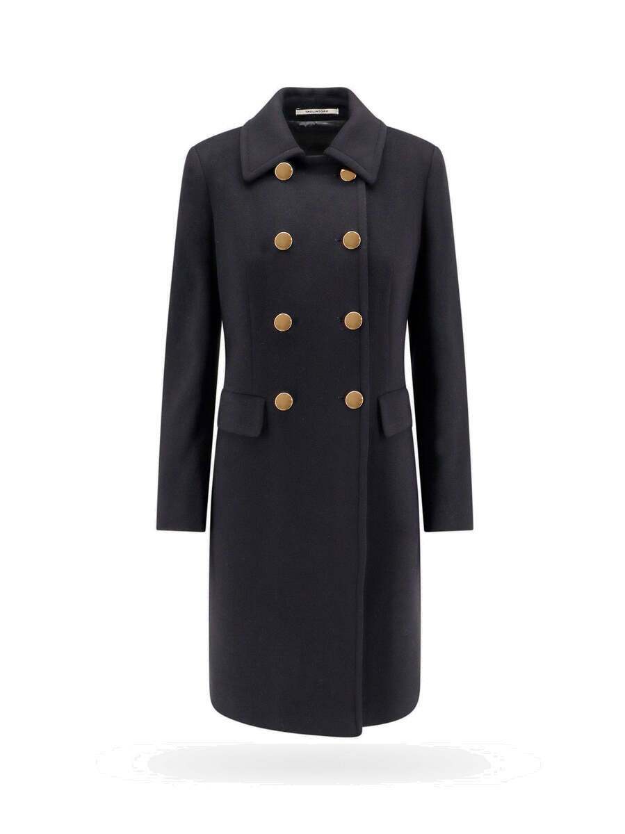 コート TAGLIATORE Woman Coat Black 350001UPER013 N5051 Tagliatore Coat Black Womens Tagliatore