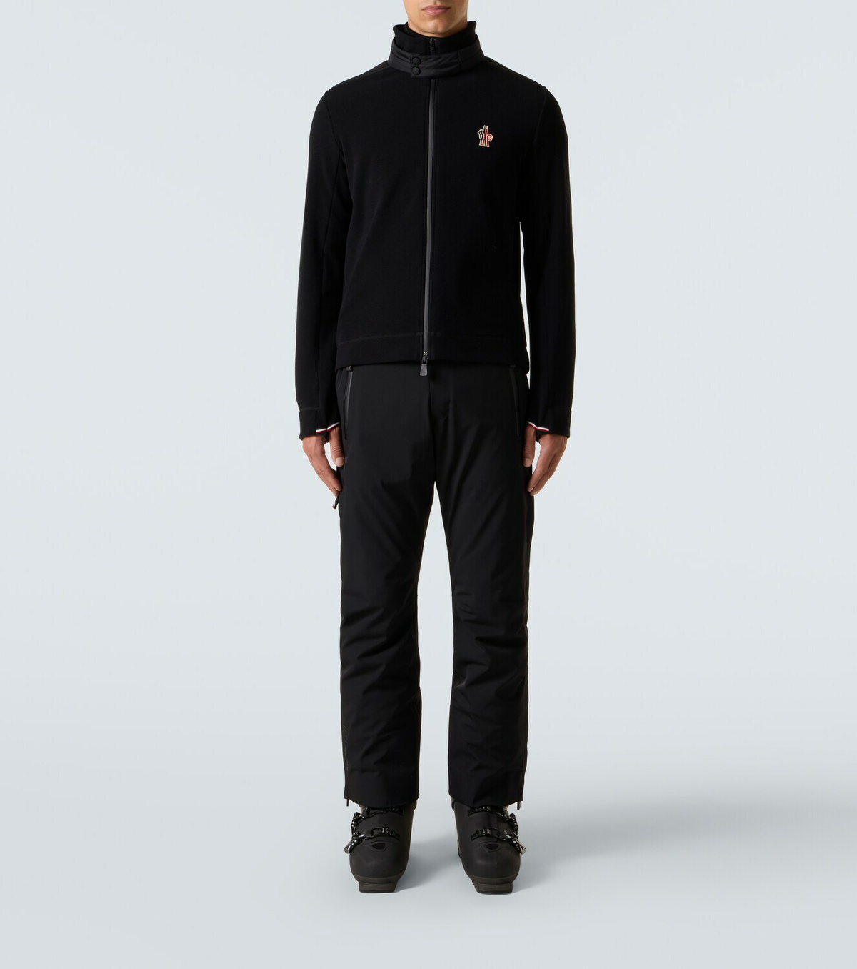 Moncler Grenoble Fleece zip-up cardigan