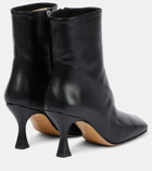 Souliers Martinez Tatiana 80 leather ankle boots