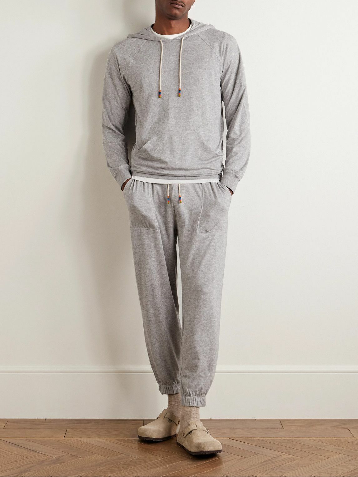 Paul Smith - Harry Modal-Blend Jersey Hoodie - Gray