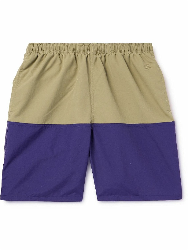 Photo: Goldwin - Straight-Leg Colour-Block Shell Shorts - Neutrals