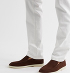 Loro Piana - Summer Walk Nubuck Loafers - Brown