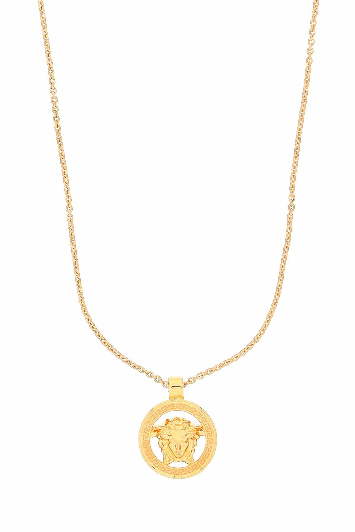 Versace lion necklace gold discount