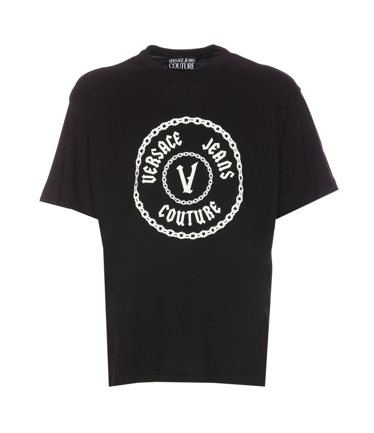 VERSACE medusa crystal embellished t Black Versace