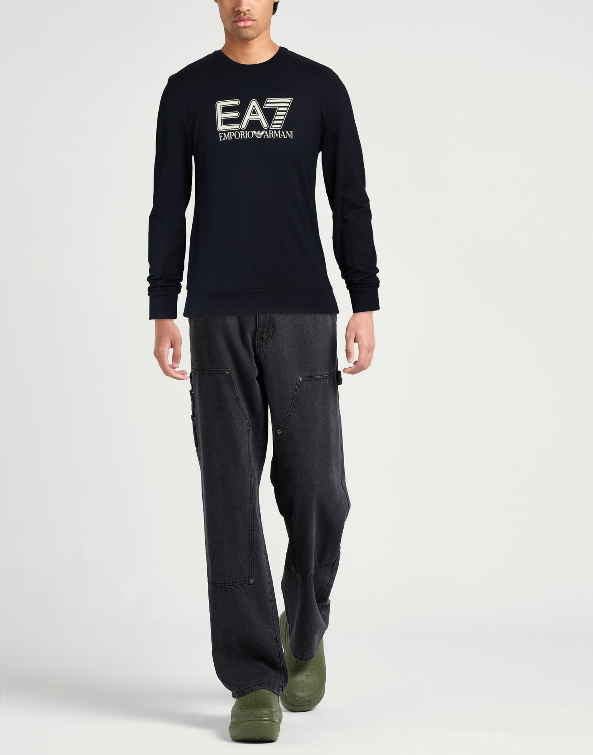 Ea7 Mens Sweatshirt in Midnight blue