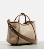 Max Mara Marin Small leather-trimmed top-handle bag