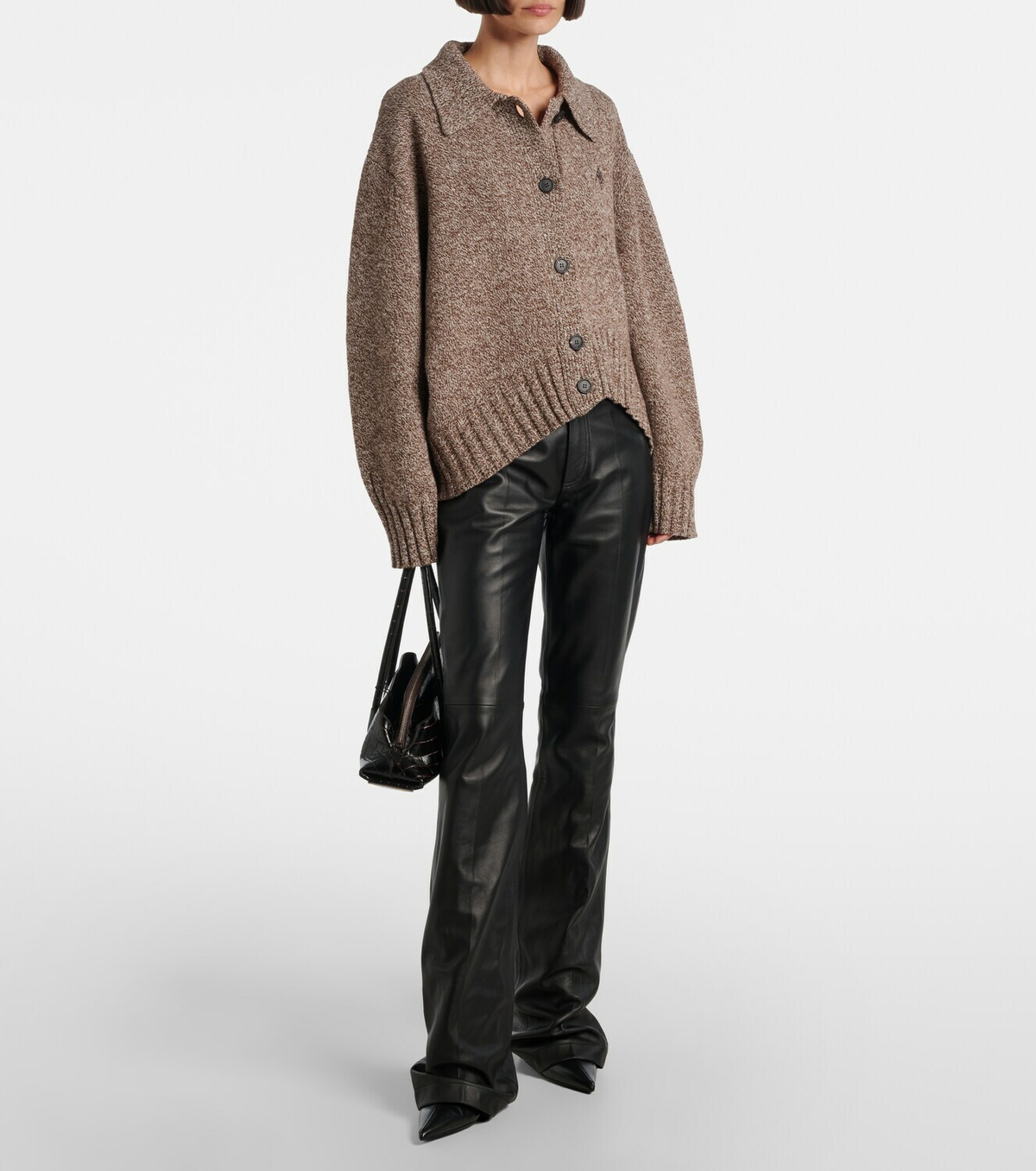The Attico Wool and cashmere cardigan