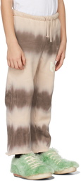 The Animals Observatory Kids Brown Logo Horse Lounge Pants