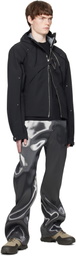 HELIOT EMIL Gray Liquid Metal Trousers