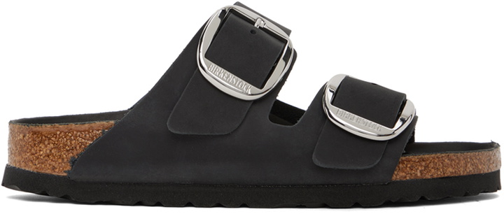 Photo: Birkenstock Black Narrow Arizona Big Buckle Sandals