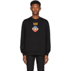 Dolce and Gabbana Black Small Crown Sweatshirt