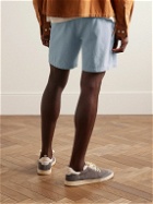 Club Monaco - Baxter Straight-Leg Cotton-Corduroy Shorts - Blue