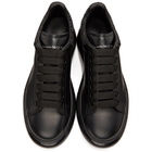 Alexander McQueen Black Glitter Oversized Sneakers