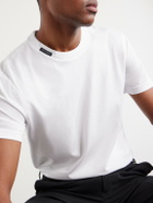 Dolce&Gabbana - Logo-Appliquéd Cotton-Jersey T-Shirt - White