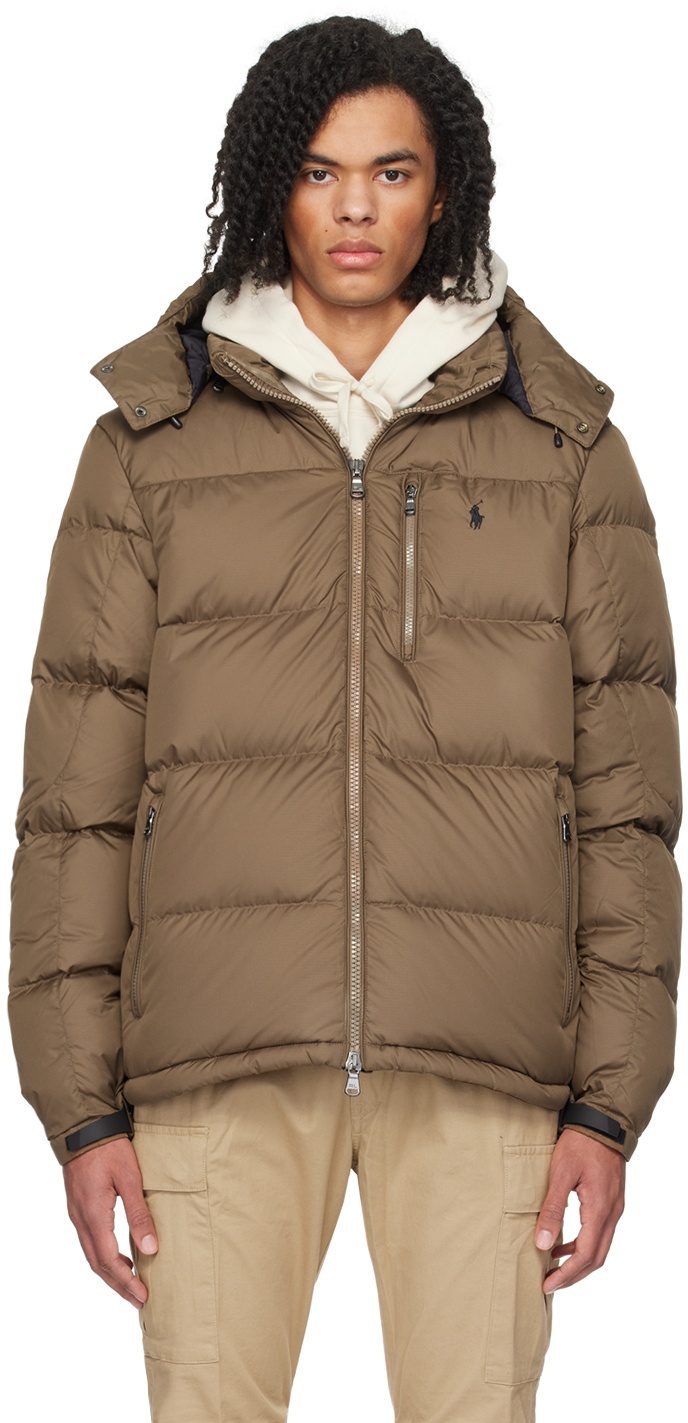 Photo: Polo Ralph Lauren Brown Quilted Down Jacket