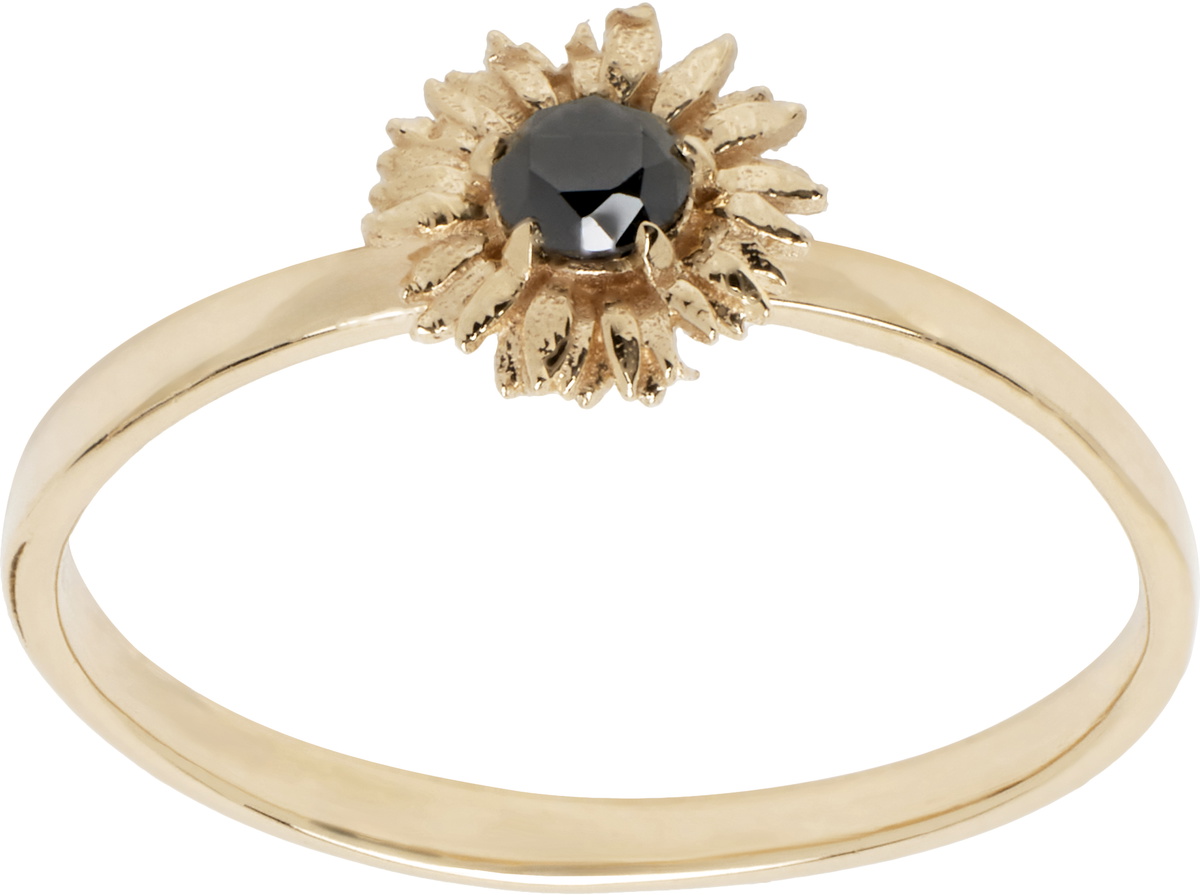 Bernard James Gold FLORA Sunflower Ring
