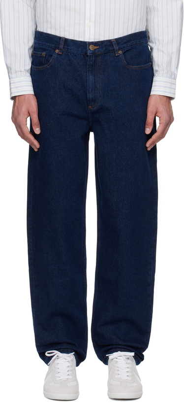 Photo: A.P.C. Navy Martin Jeans