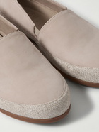 Mulo - Suede Espadrilles - Gray