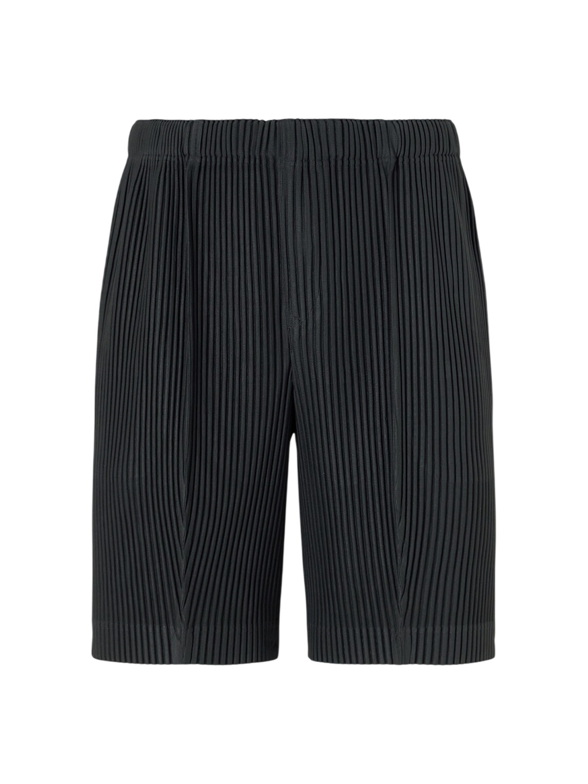 Homme Plissé Issey Miyake Men's Pleated Shorts in Black Homme