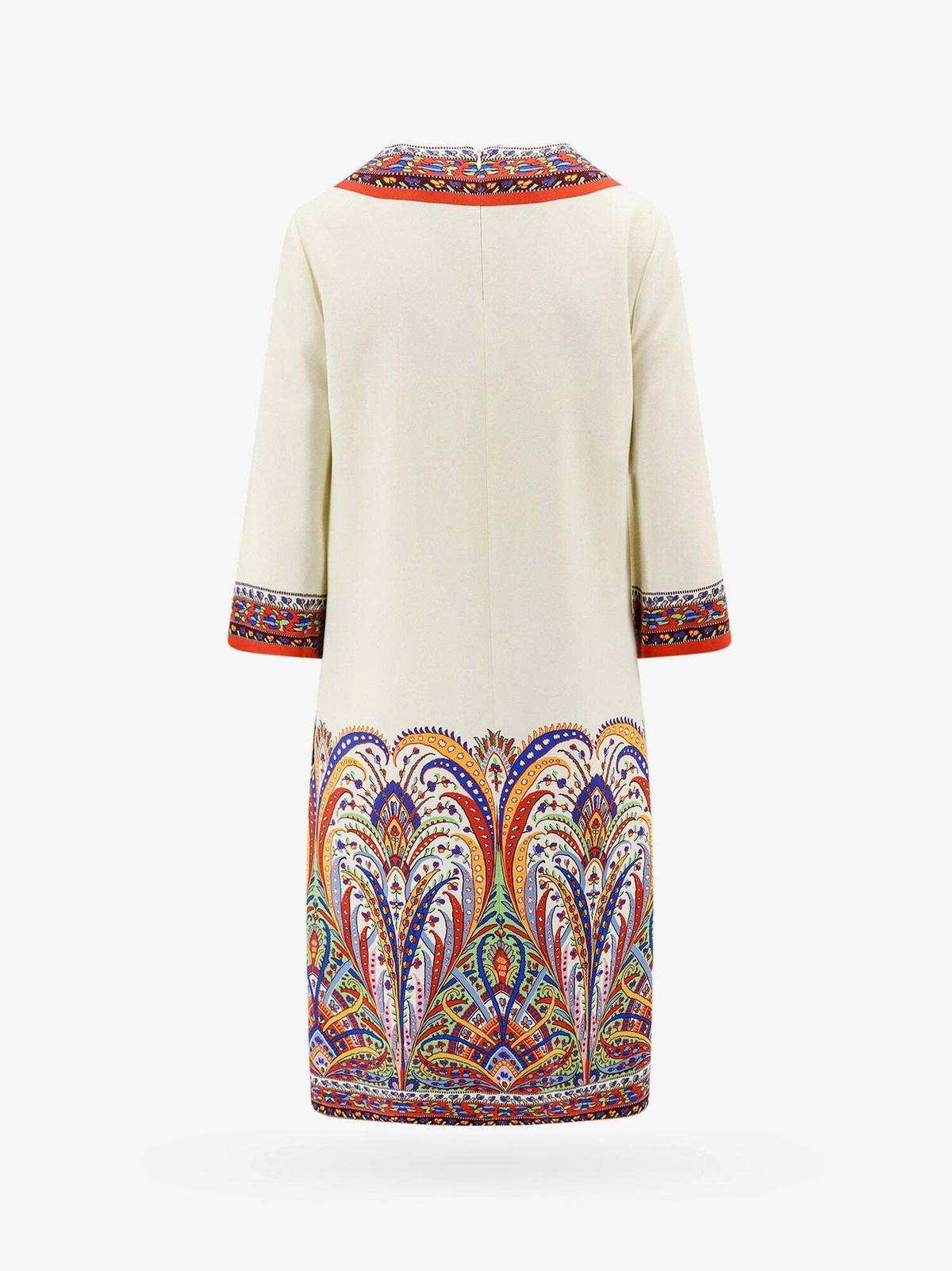 Etro White Cotton Casual Dress