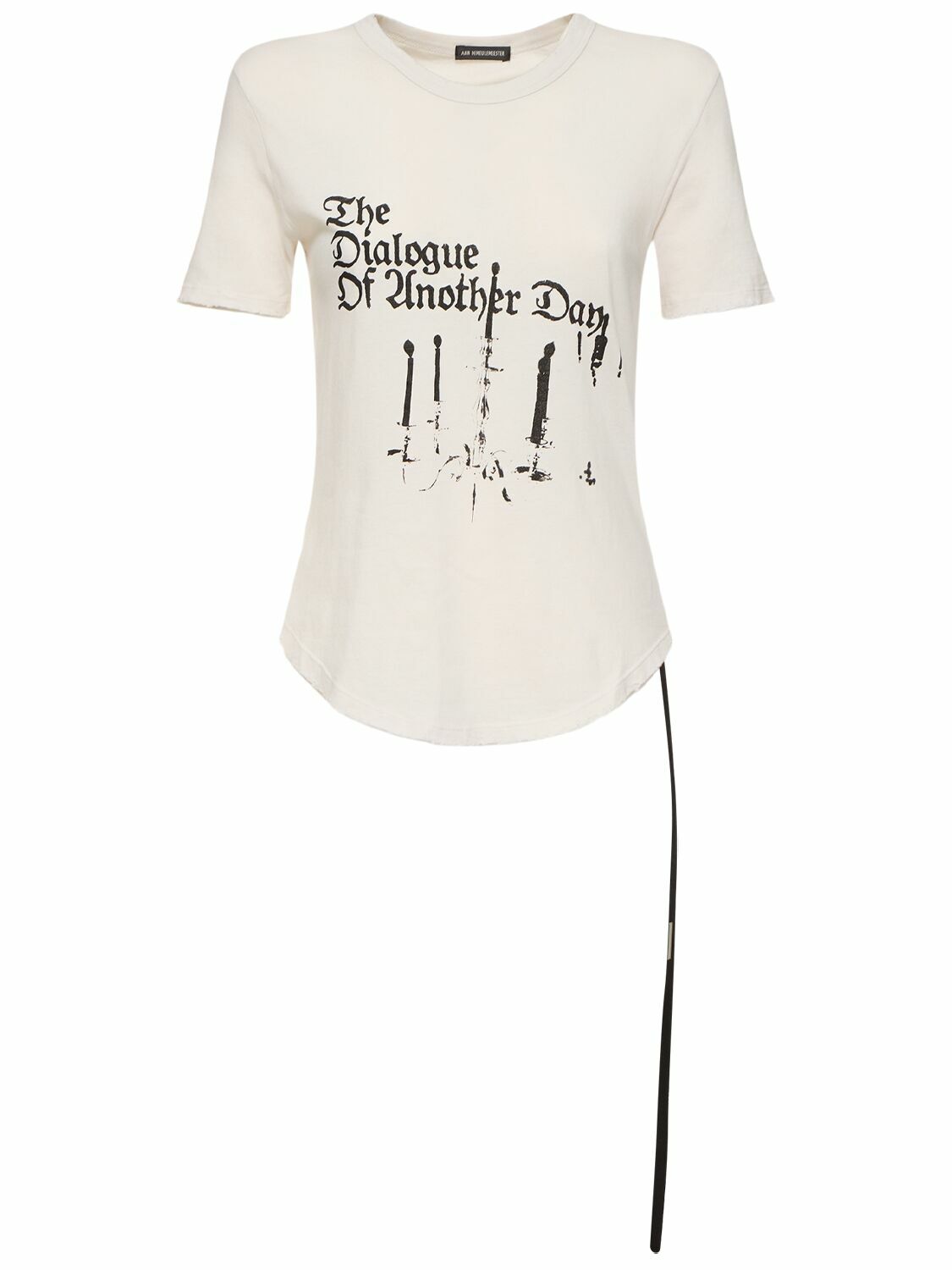 【関税込み】Ann Demeulemeester グレー Fanie 長袖Tシャツ Ann Demeulemeester Gray Fanie Long Sleeve T-Shirt Ann