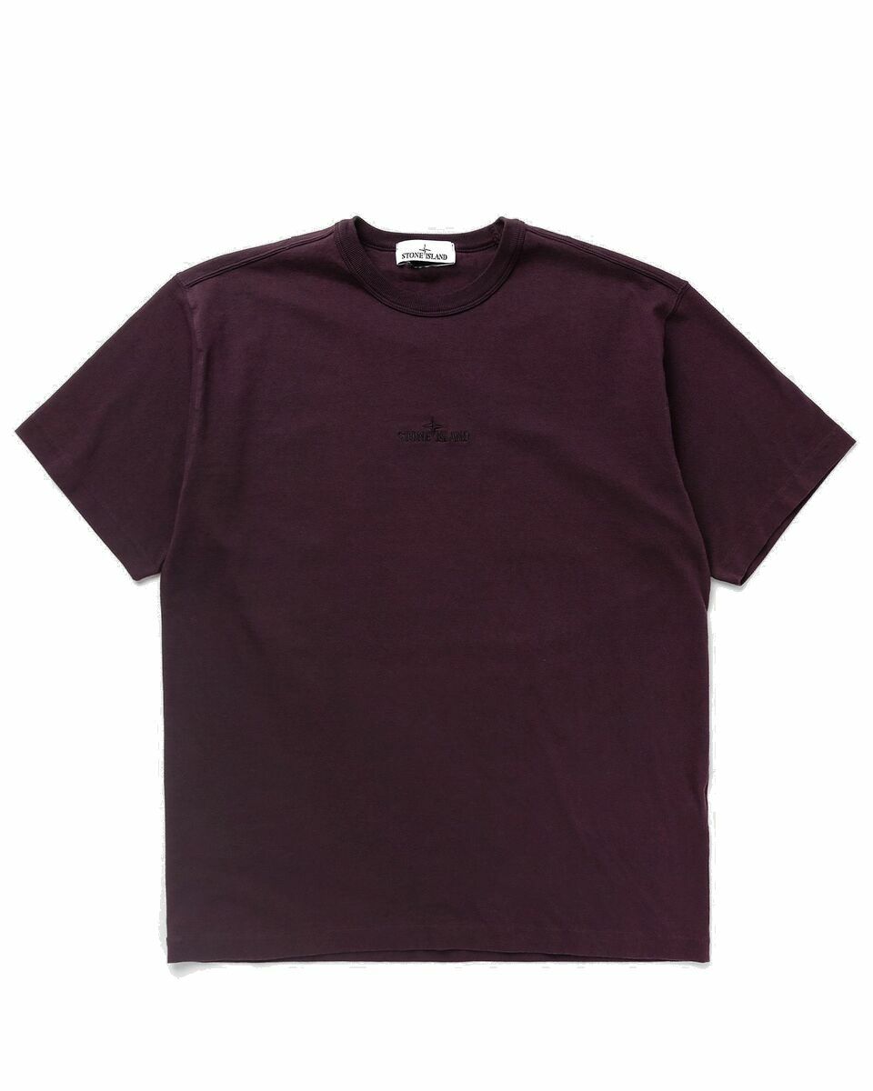 Photo: Stone Island Tee 20/1 Cotton Jersey, Garment Dyed Red - Mens - Shortsleeves
