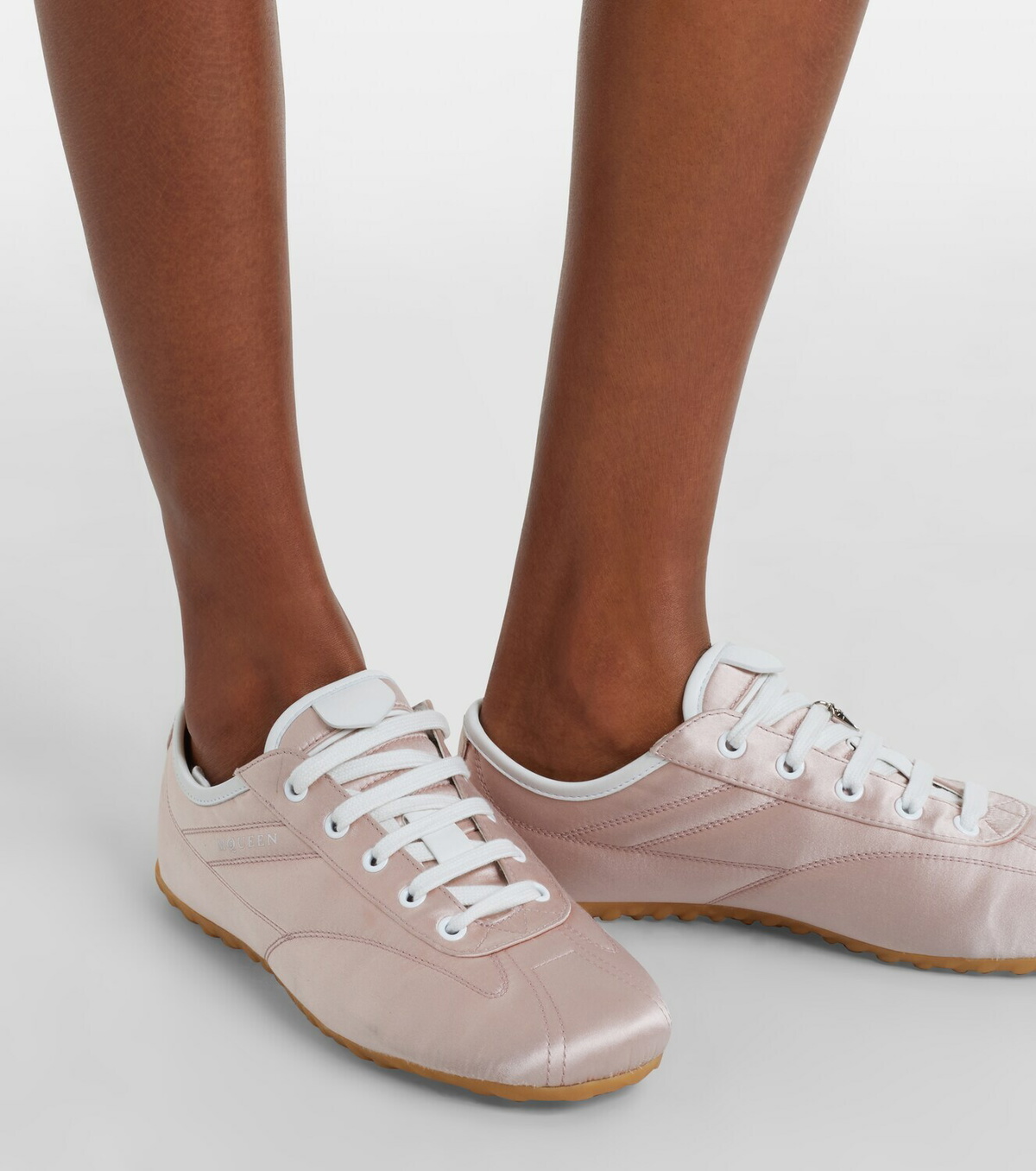 McQueen Boxe satin sneakers