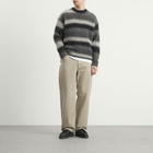Norse Projects Men's Jonas Gradient Alpaca Sweater in Charcoal Melange