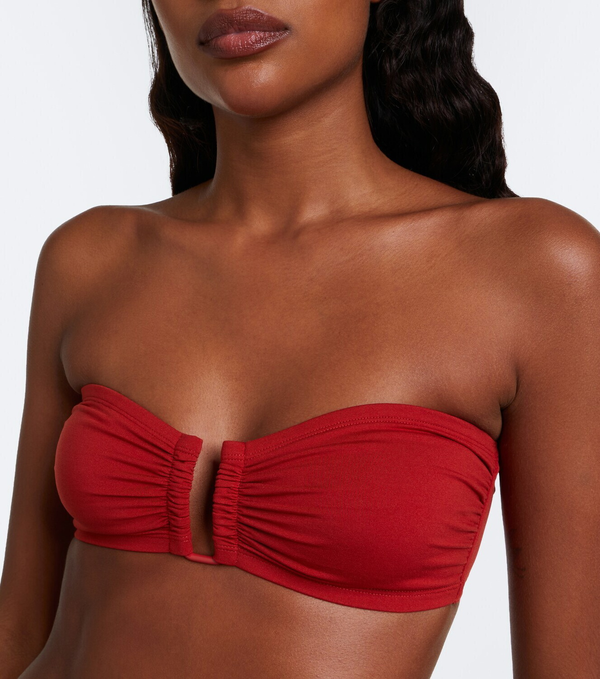 Eres Show ruched bikini top