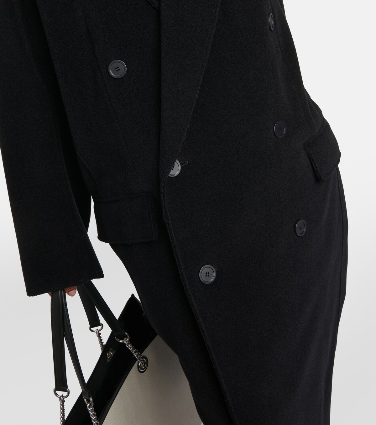 Balenciaga Double-breasted cashmere and wool coat