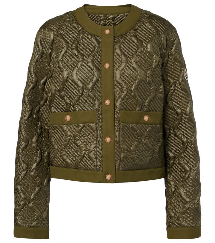 Photo: Moncler Libellule quilted down jacket