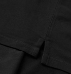 Alexander McQueen - Harness-Detailed Cotton-Piqué Polo Shirt - Black