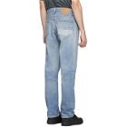 B Sides Indigo Reworked One Patch Jeans